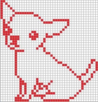 Собачки. Символ 2018 года. Вышивка. Схемы.