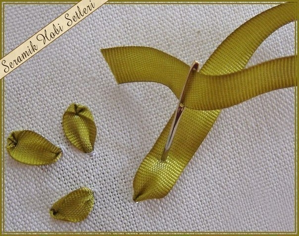 Вышивка лентами. Мастер-класс