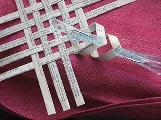 Снежинка из бумаги. Плетение.