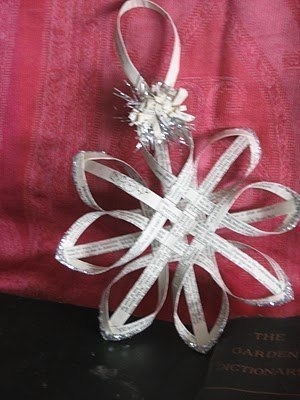 Снежинка из бумаги. Плетение.