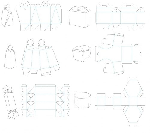 Шаблоны подарочных коробок. Шаблоны подарочных коробок.