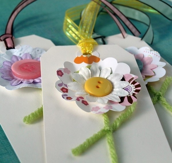 Открытки с пуговицами