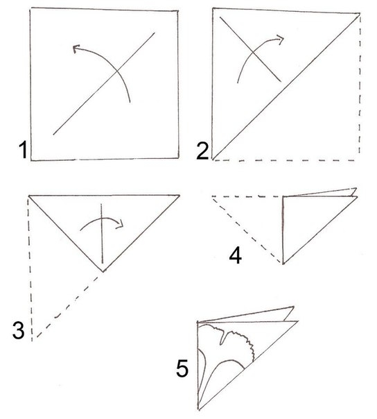 Осенний вариант снежинок