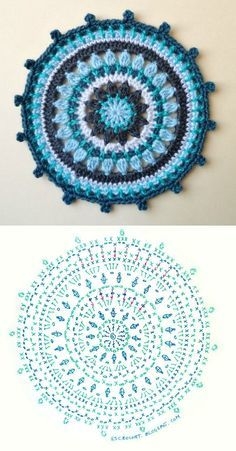 Вяжем мандалы крючком