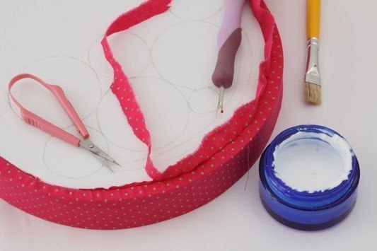 Кинусайга - пэчворк на пенопласте.