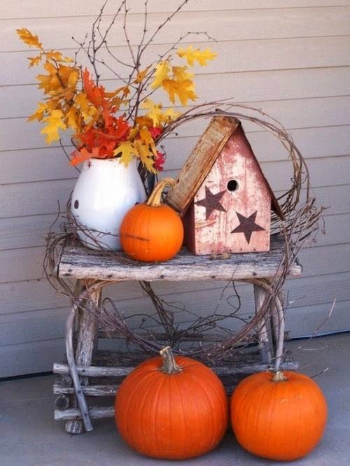 Тыковки в декоре