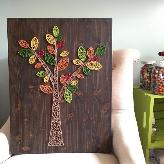 Стринг-арт в простом исполнении Стринг-арт в простом исполнении