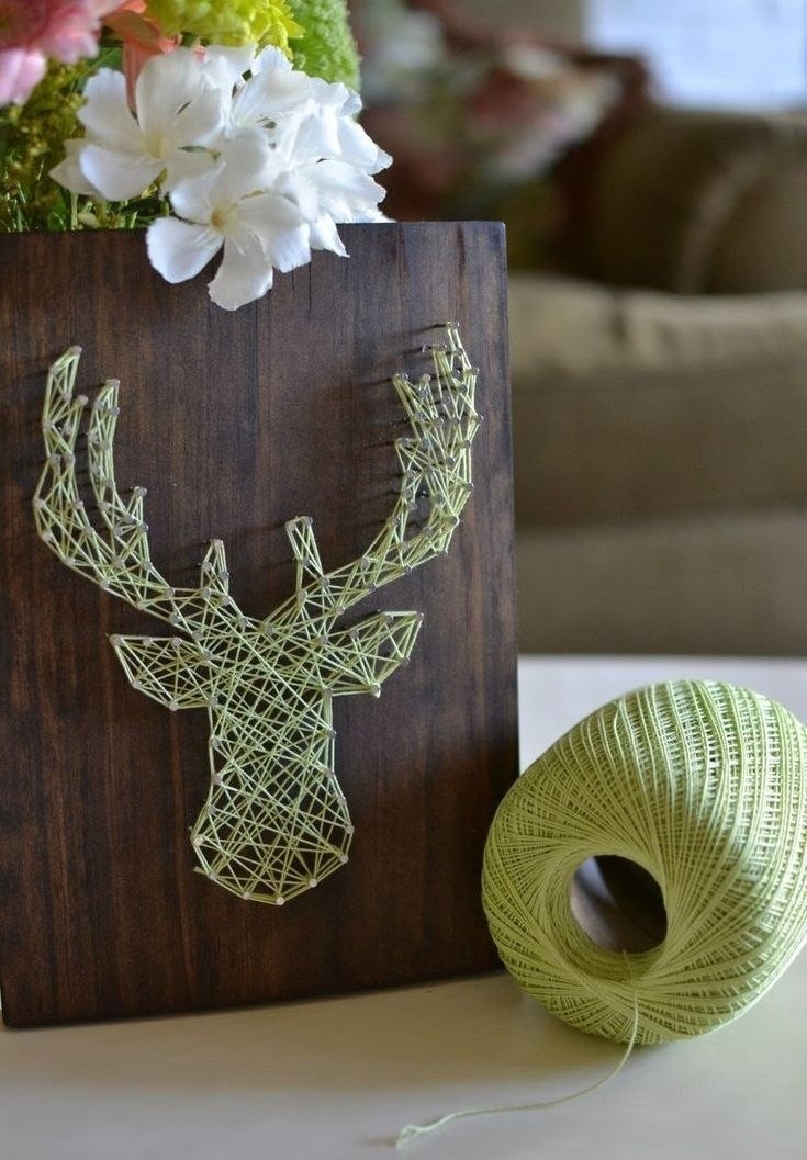 Стринг-арт в простом исполнении Стринг-арт в простом исполнении