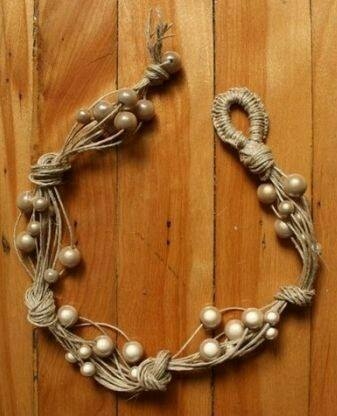 Украшения из шнура