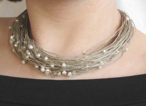 Украшения из шнура