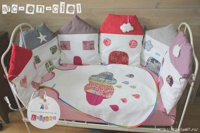 Подушки для кроватки. Идеи и выкройки