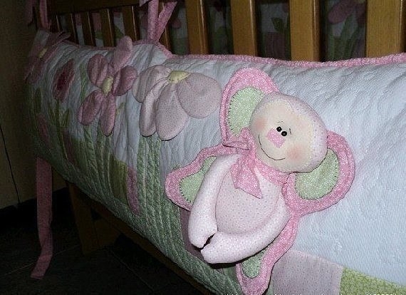 Как сшить бортик для детской кроватки.