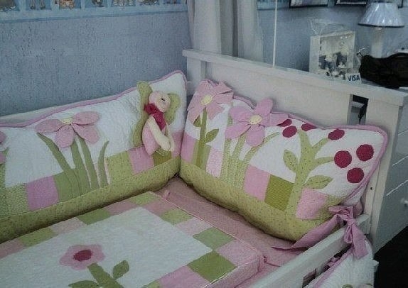 Как сшить бортик для детской кроватки.