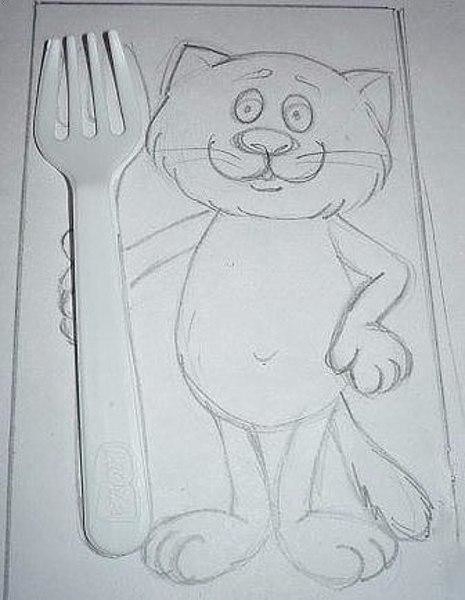 Лепим котика из соленого теста. Лепим котика из соленого теста.