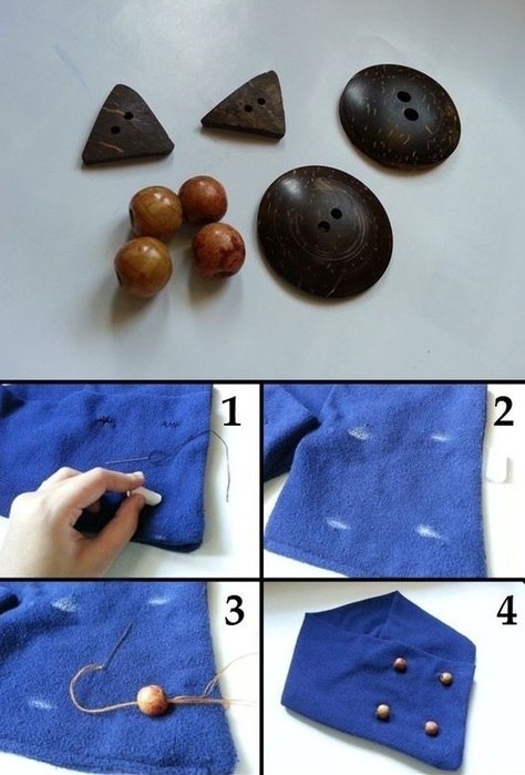 Для межсезонья: платки-шарфы а ля капюшон