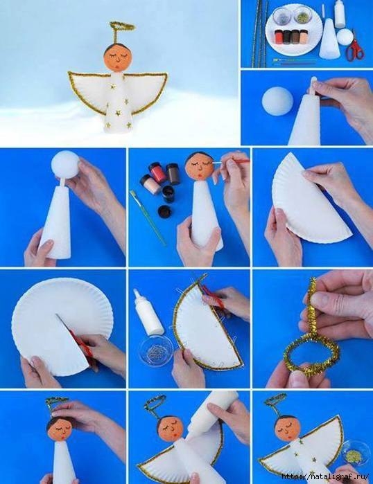 Поделки из одноразовой посуды