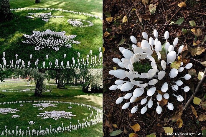 Поделки из одноразовой посуды