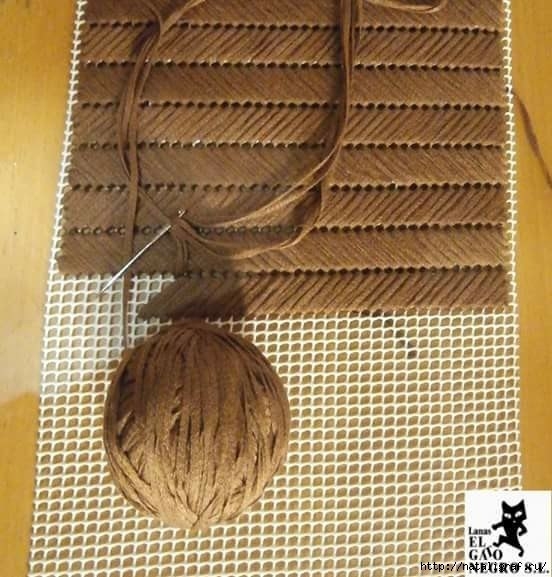 Барджелло - вышивка на сетке