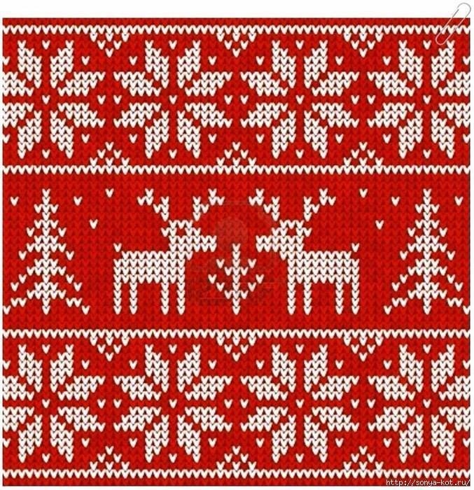 Зимние жаккарды Зимние жаккарды