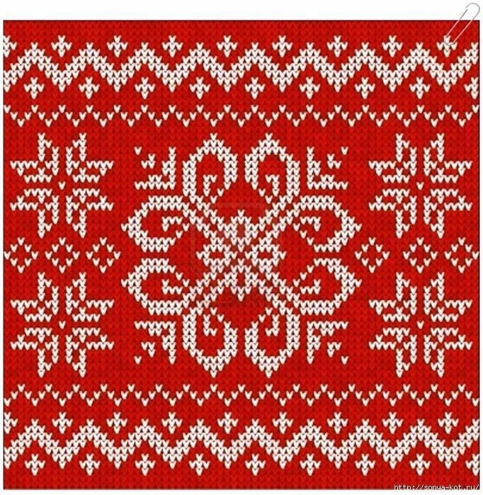 Зимние жаккарды Зимние жаккарды