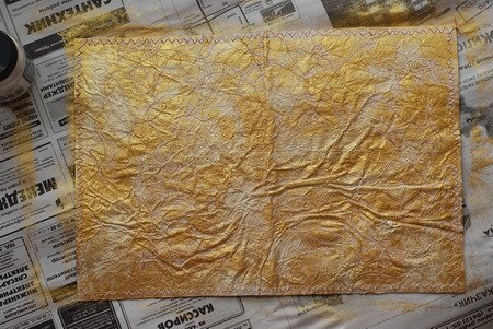 Как получить золотую бумагу для поделок своими руками
