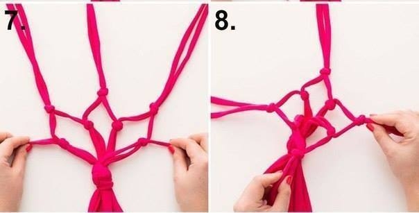 Создаем подвесное кашпо для комнатных растений.