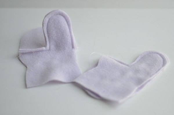 Шьем варежки из флиса