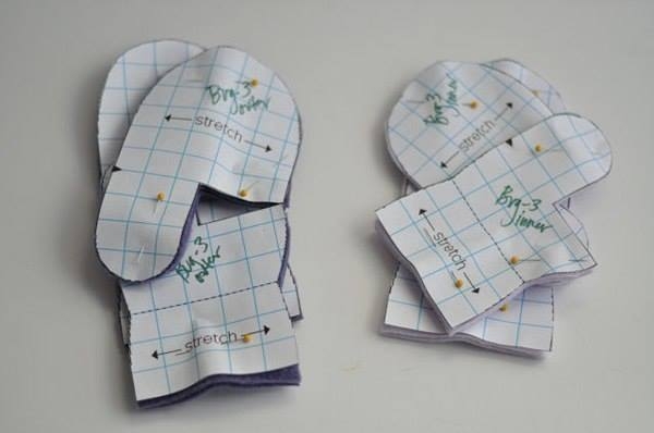 Шьем варежки из флиса