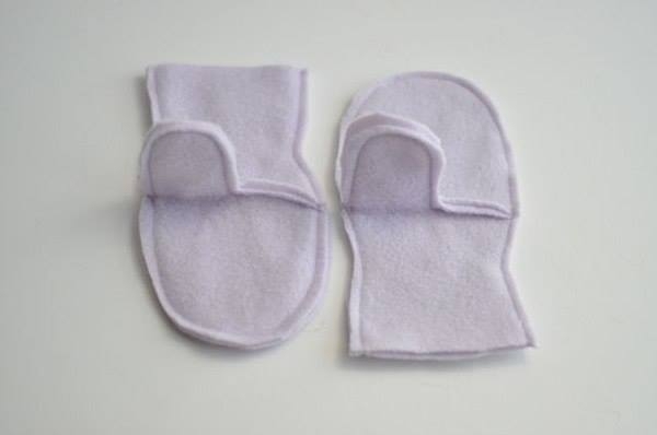 Шьем варежки из флиса