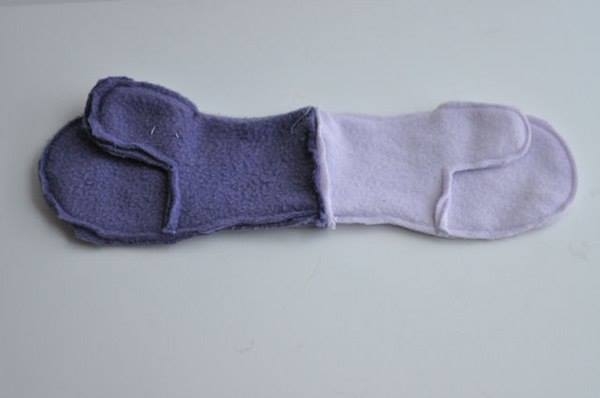 Шьем варежки из флиса