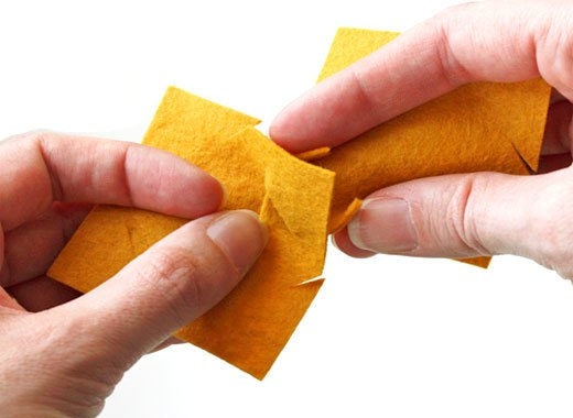 Модульные подставки под горячее из фетра