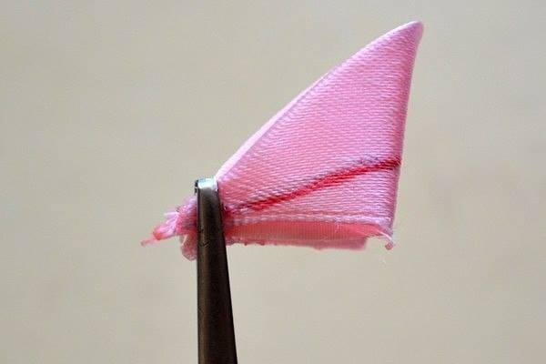 Цветы из ленты. Канзаши