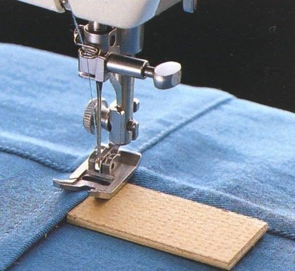 Как прошить утолщения на швах