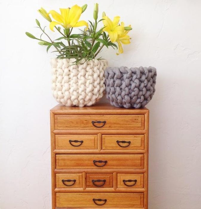 Вязаные корзины, которые круто украсят интерьер и влюбят в себя с первого взгляда! Вязаные корзины, которые круто украсят интерьер и влюбят в себя с первого взгляда!