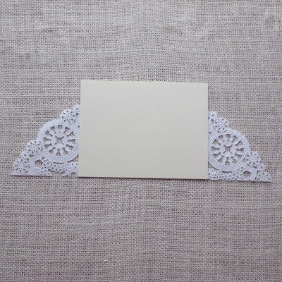 Конвертик из кружевных салфеток