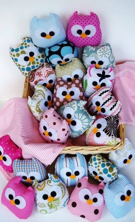 Совушки + выкройка Совушки + выкройка