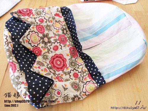 Как сшить сумочку-мешок из лоскутов