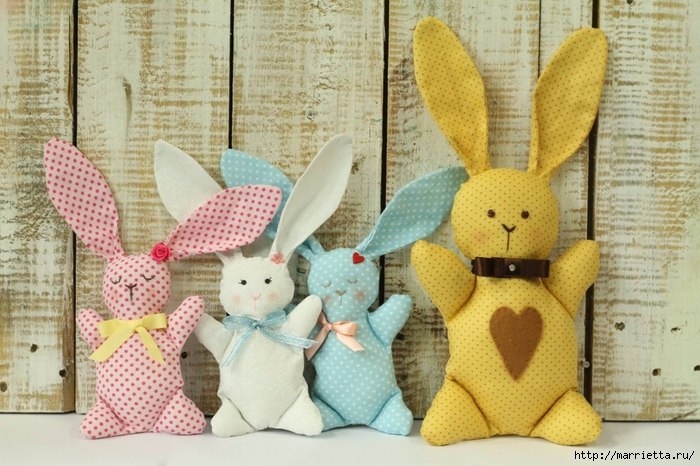 Шьем кроликов. Простая выкройка