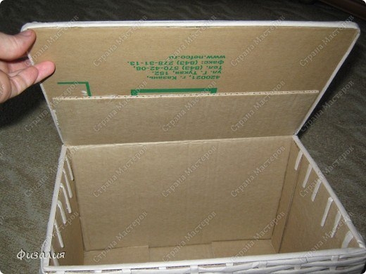 МК по плетению квадратной коробки из газет МК по плетению квадратной коробки из газет