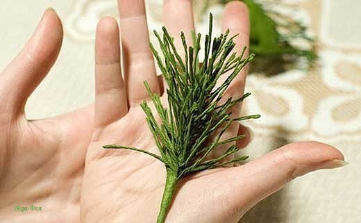 Делаем ёлочку из гофрированной бумаги Делаем ёлочку из гофрированной бумаги