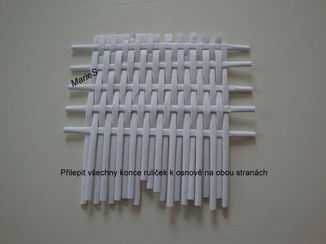 Как сплести коробочку с перегородками