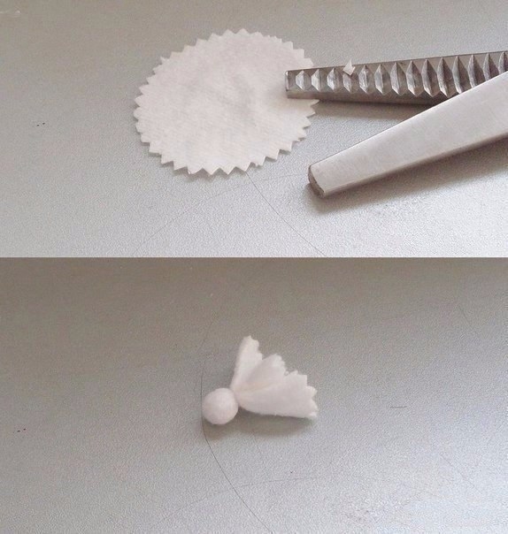 Ангелочки из ватных дисков. Можно сделать с детьми. Ангелочки из ватных дисков. Можно сделать с детьми.