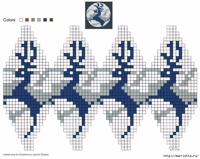 Елочные игрушки спицами. Схемы вязания