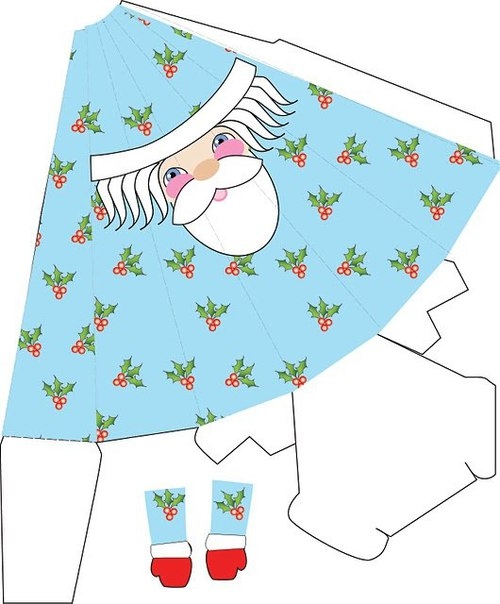 Санты для украшения рождественского стола