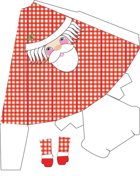 Санты для украшения рождественского стола