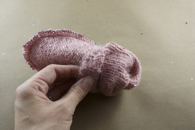 Варежки из старого свитера