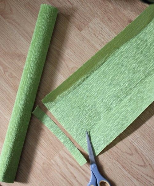 Бантики из гофрированной бумаги для праздничной гирлянды