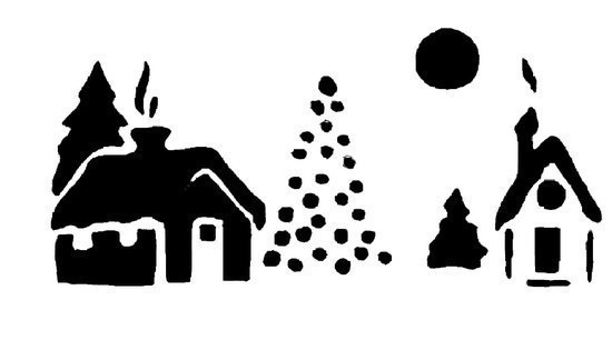 Новогодние трафареты Новогодние трафареты