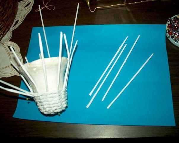 Колокольчик. МК по созданию новогодних украшений из газетных трубочек Колокольчик. МК по созданию новогодних украшений из газетных трубочек