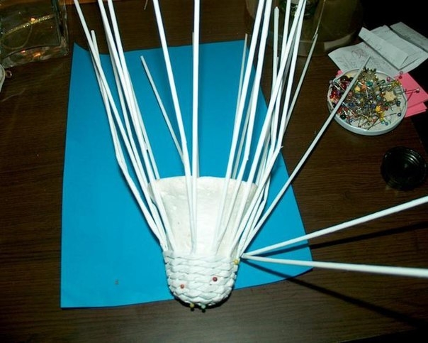 Колокольчик. МК по созданию новогодних украшений из газетных трубочек Колокольчик. МК по созданию новогодних украшений из газетных трубочек